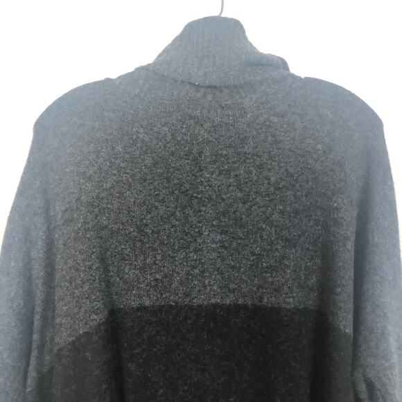 Beach Lunch Lounge Cowl Neck Color Block Sweater Size XS Oversized Fit - Picture 9 of 12